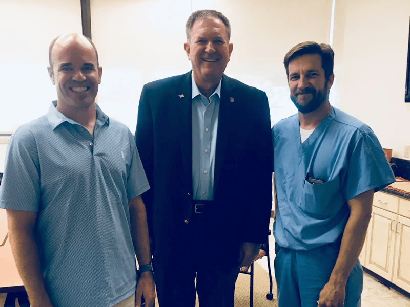 Meeting with a Texas legislator