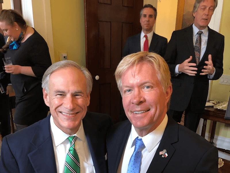 With Texas Governor Greg Abbott